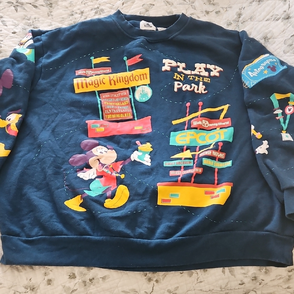 Disney Navy Magic Kingdom Sweatshirt